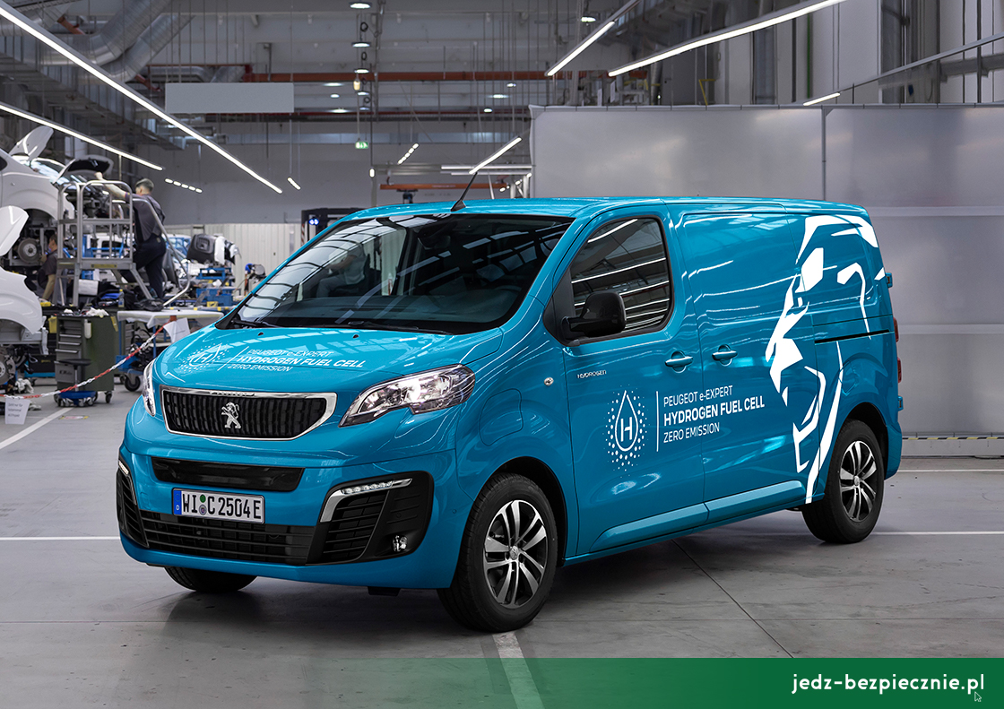 Premiera tygodnia - Peugeot e-Expert Hydrogen - modyfikacja auta w zakładach w Russelsheim